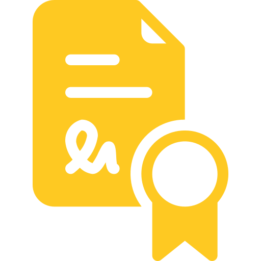 Ícone  de contrato assinado