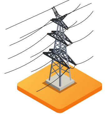 Estradas, linhas transmissão, dutos